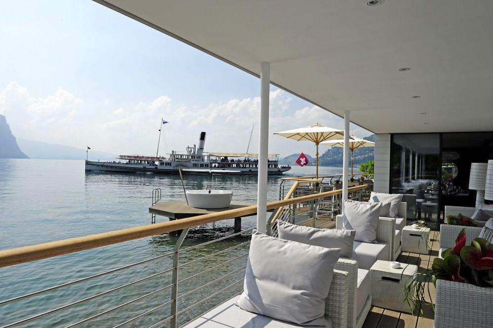 Hotel Vitznauerhof - Lifestyle Hideaway At Lake Lucerne Restaurant bilde