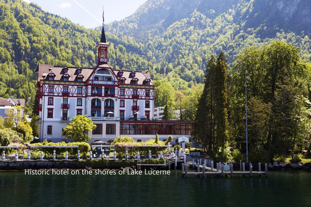 Hotel Vitznauerhof - Lifestyle Hideaway At Lake Lucerne Eksteriør bilde