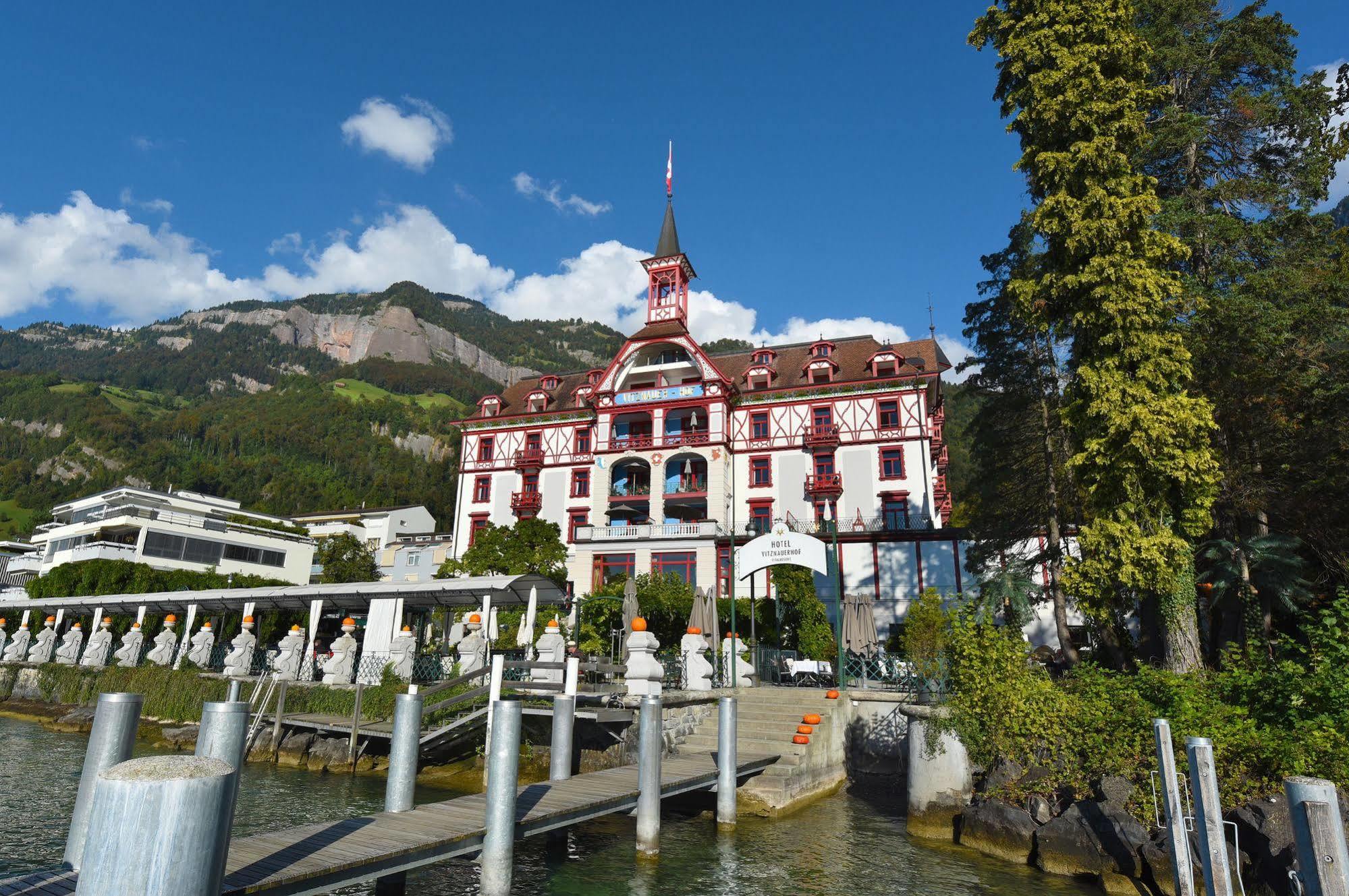 Hotel Vitznauerhof - Lifestyle Hideaway At Lake Lucerne Eksteriør bilde