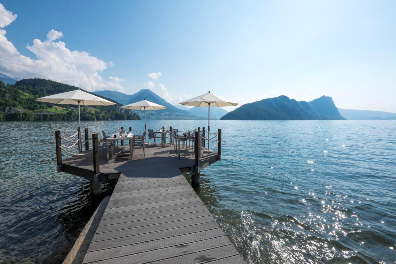 Hotel Vitznauerhof - Lifestyle Hideaway At Lake Lucerne Eksteriør bilde