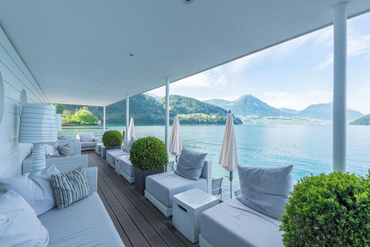 Hotel Vitznauerhof - Lifestyle Hideaway At Lake Lucerne Eksteriør bilde